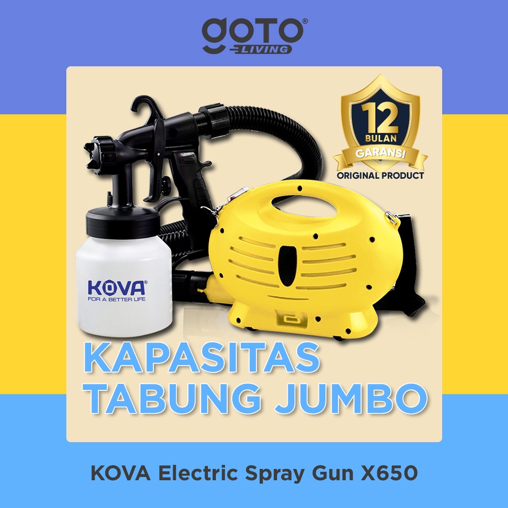 Electric Spray Gun X 650 Paint Zoom Mesin Cat Semprot Elektrik