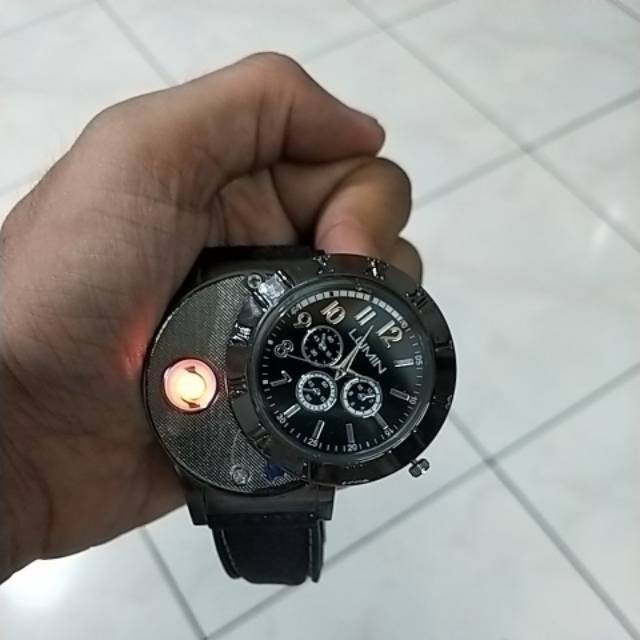 Jam tangan korek api tanpa box ya merk lumin