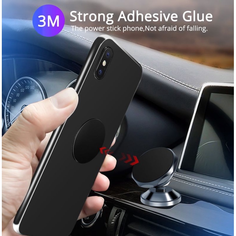 Universal Black Metal Plate Plat for Magnetic Car Mount Phone Holder