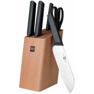 Huohou Set Pisau Dapur Kitchen Knife 6 in 1 - HU0057