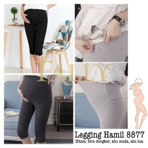 Tally Celana Legging Hamil Pendek - Legging Pendek Ibu Hamil - Leggings Hamil