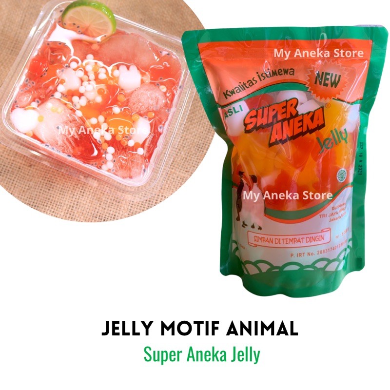 jelly motif animal &quot;super aneka jelly&quot;