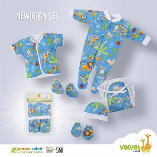 Baju Bayi Velvet Junior Newborn