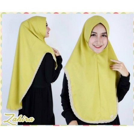 Khimar Moscrepe Hijab Moscrepe