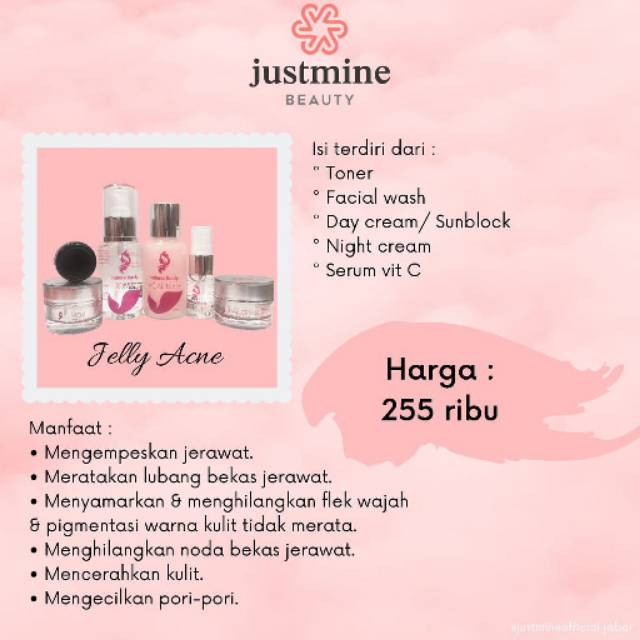 JUSTMINE ACNE SERIES BPOM