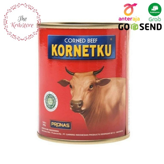 

PRONAS KORNETKU Corned Beef Kornet Daging Sapi 340 Gr