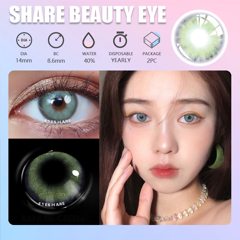 2022 NEW（COD&amp;BARANG SPOT）DANUBE 4 WARNA BARU 1PASANG KAWAII LENSA KONTAK WARNA EXOTICON INNOCENT SOFTLENS SOFLEN MATA SOFLENT SOFLEN NORMAL/MATA KOREAMATA KORE/BIG EYES/ BIO TRUE LENS SOLUTION 75ML  / CAIRAN LENSA KONTAK