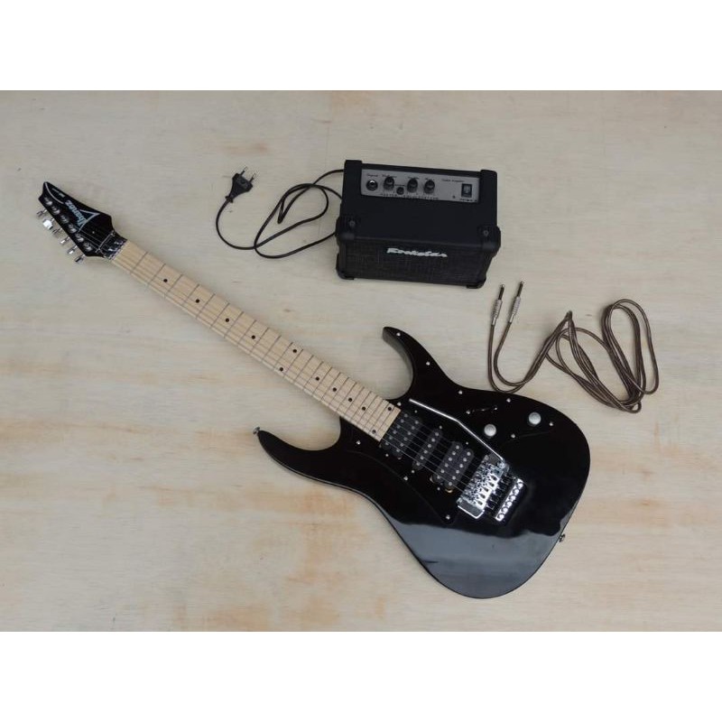 GITAR IBANEZ RG BONUS AMPLI DAN KABEL
