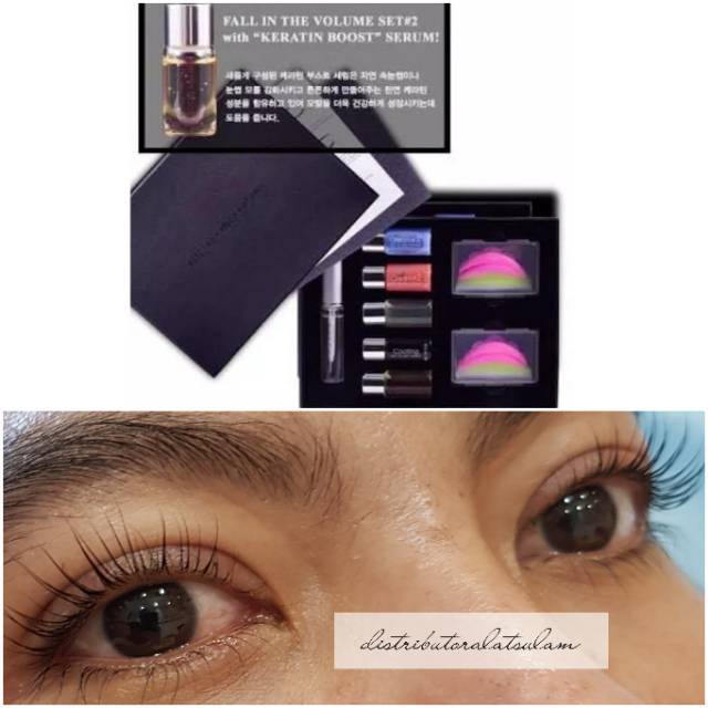 Fall in the volume lash lift 1set ORIGINAL keriting bulumata