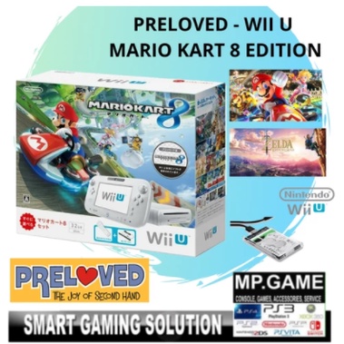 Tohamas_ - Nintendo Wii U Preloved Mario Kart 8 Limited Edition + HDD 500GB Full Game