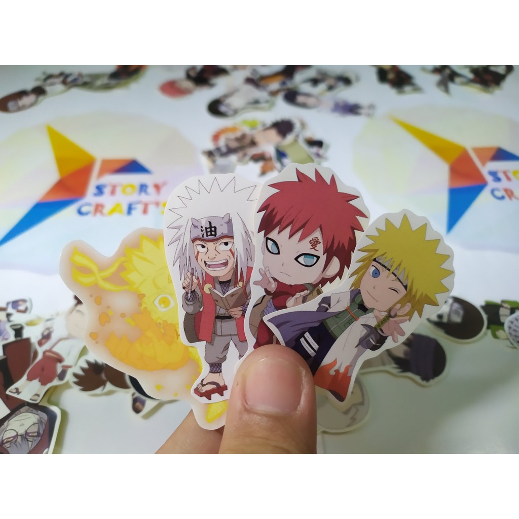 

Sticker Kartun Manga Naruto Bahan Glosy Chromo Murah