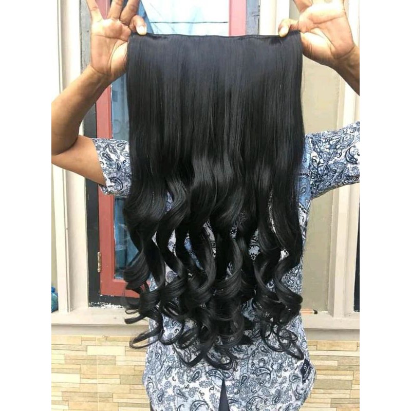 Hair Clip Rambut Asli