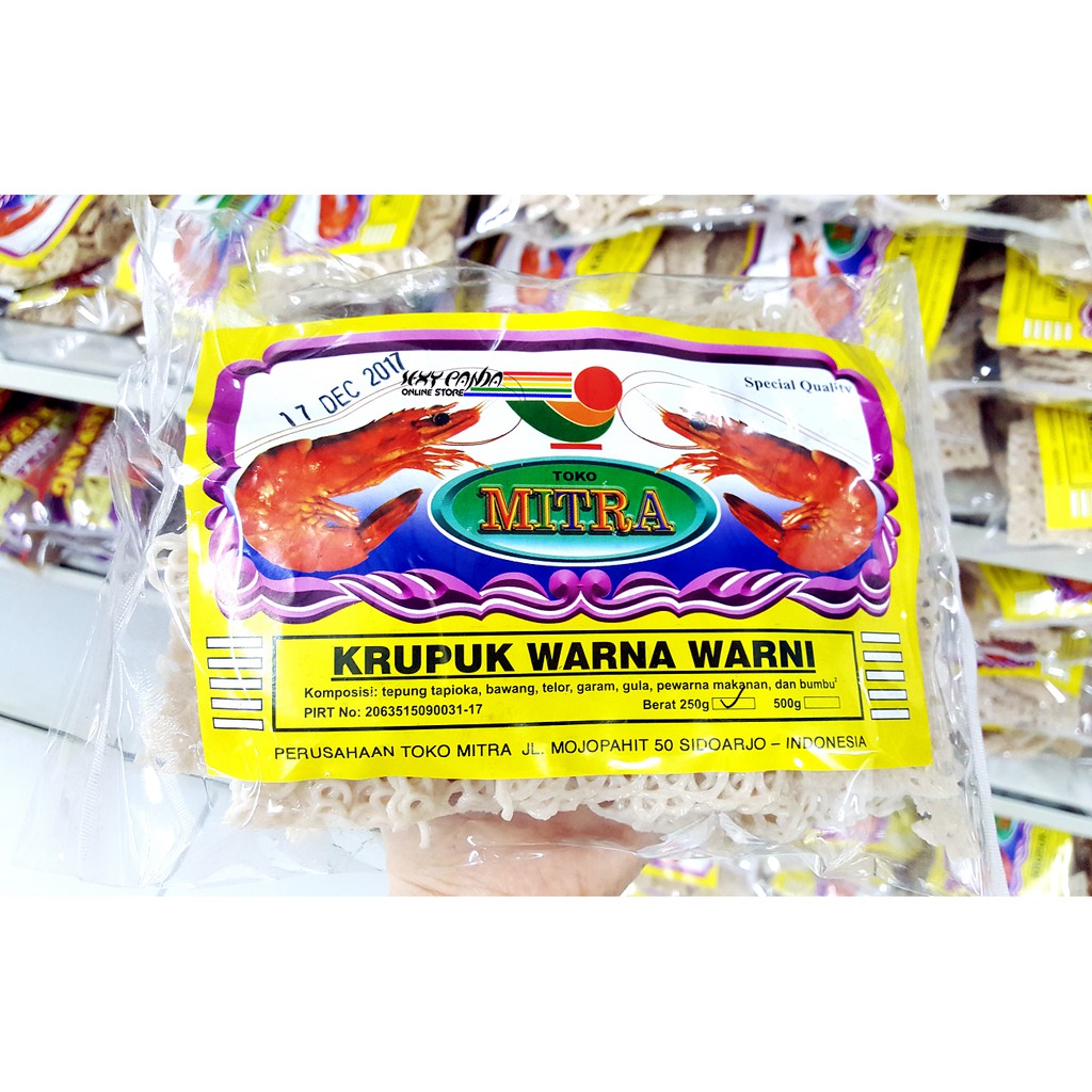

Kerupuk Bawang Bentuk KOTAK PREMIUM QUALITY 250 gram Kerupuk Mentah