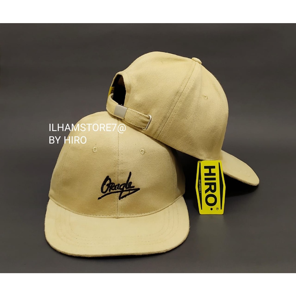 (COD)Topi Snapback Bordir ORAGLE New Model/Topi pria Keren/Topi Distro Terlaris