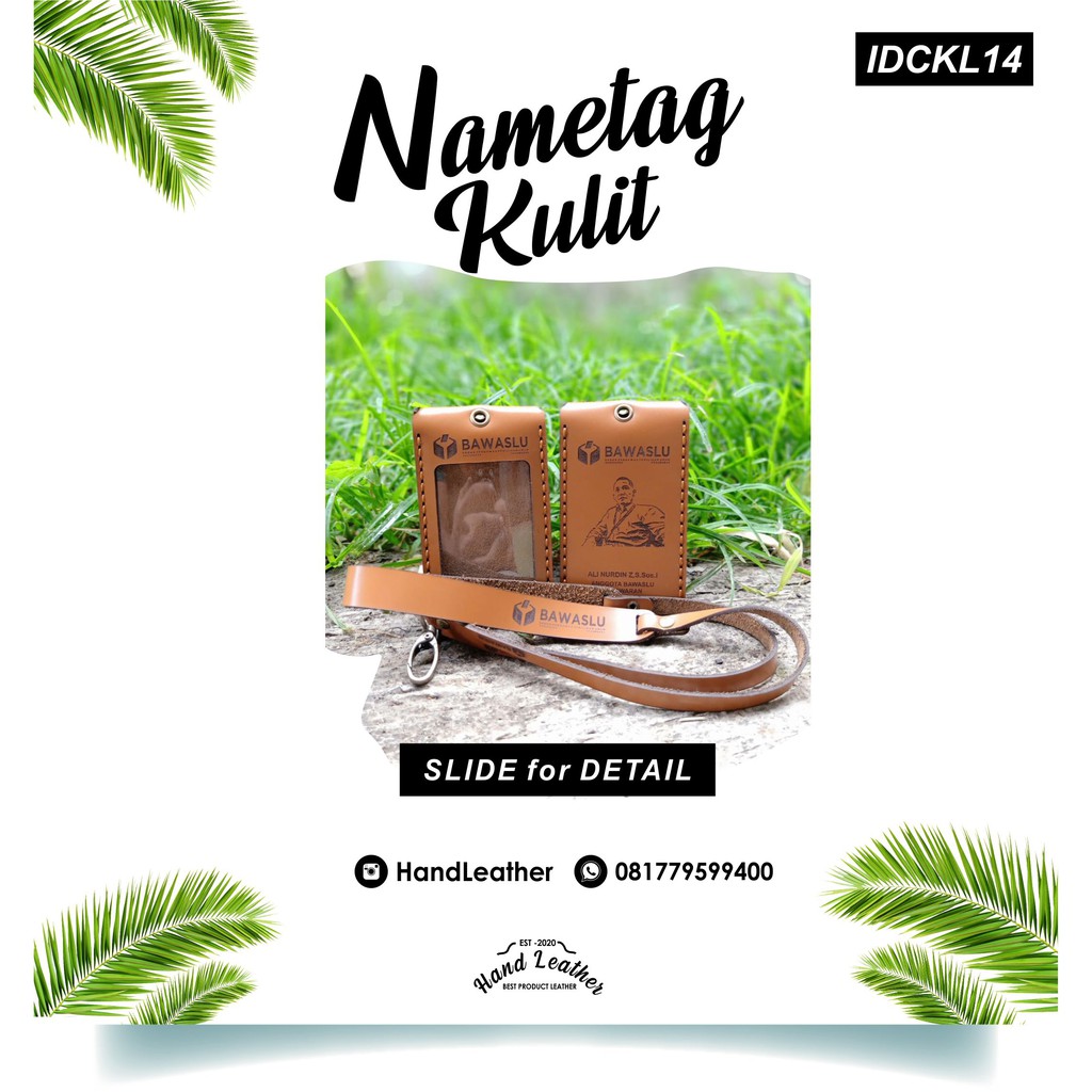 

Id card magnet Kulit asli base leather paling bagus