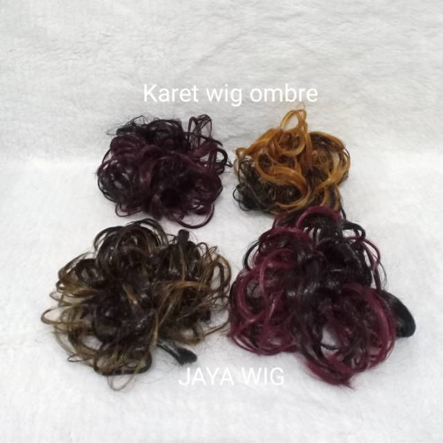 IKAT/WIG IKAT/IKAT RAMBUT HITAM /WIG IKAT RAMBUT /KARET RAMBUT