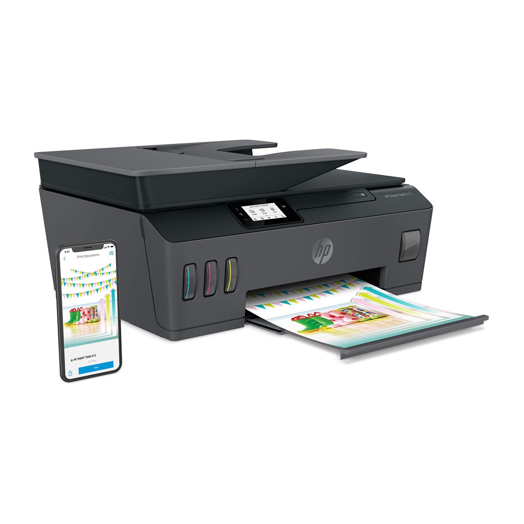 Printer HP Smart Tank 615 Wireless AIO Print Scan Copy F4