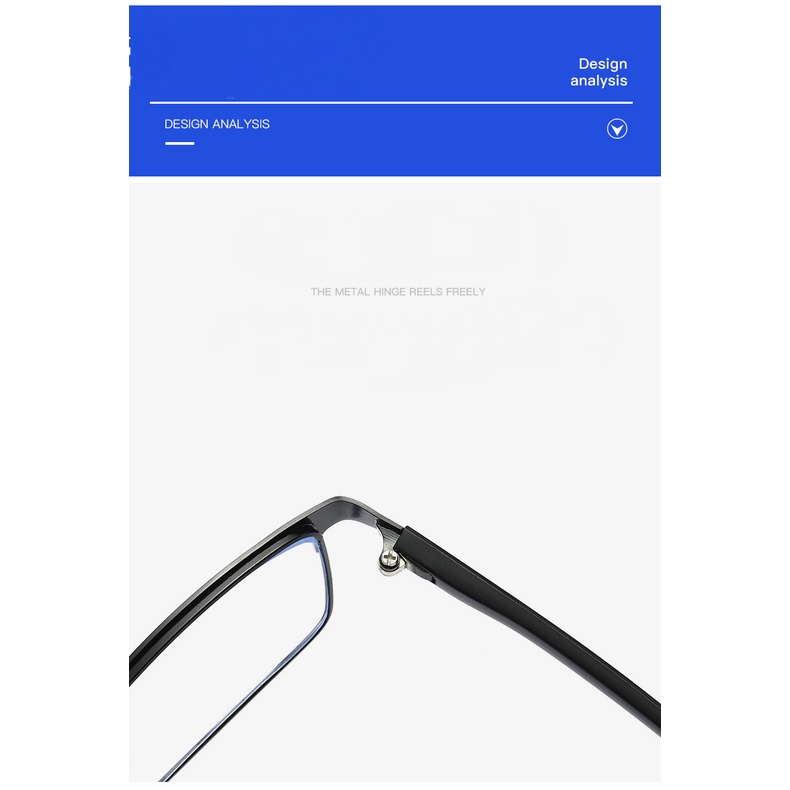 Anti Blue Radiation Kacamata Men's Computer Business Glasses
