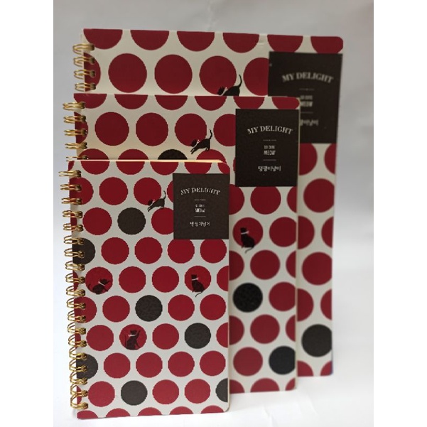 

OXFORD Memo Spiral embos 3 Ukuran/ Kertas Cream