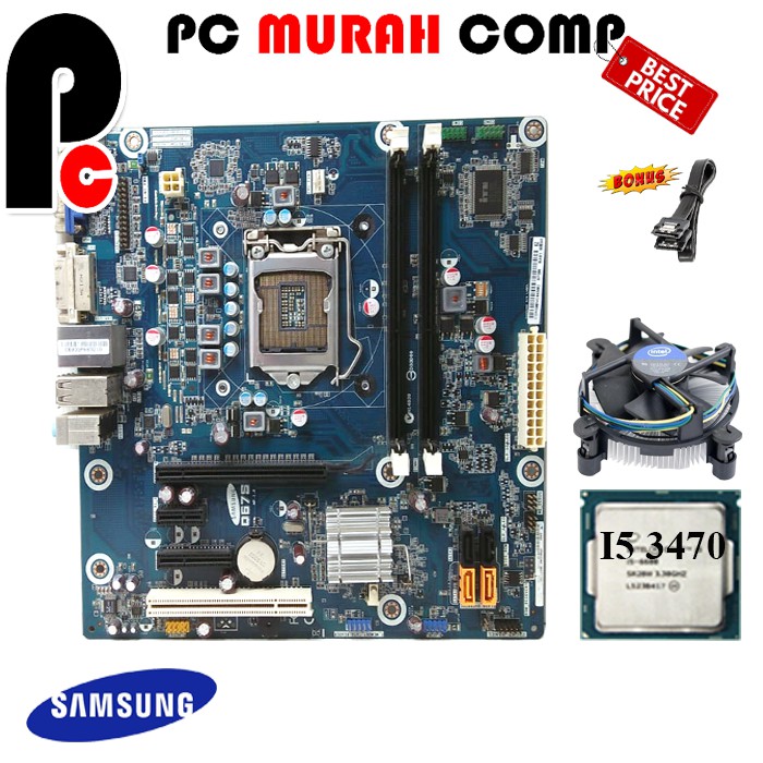 Mainboard Soket LGA 1155 Q67S1 dengan Processor I5 3470