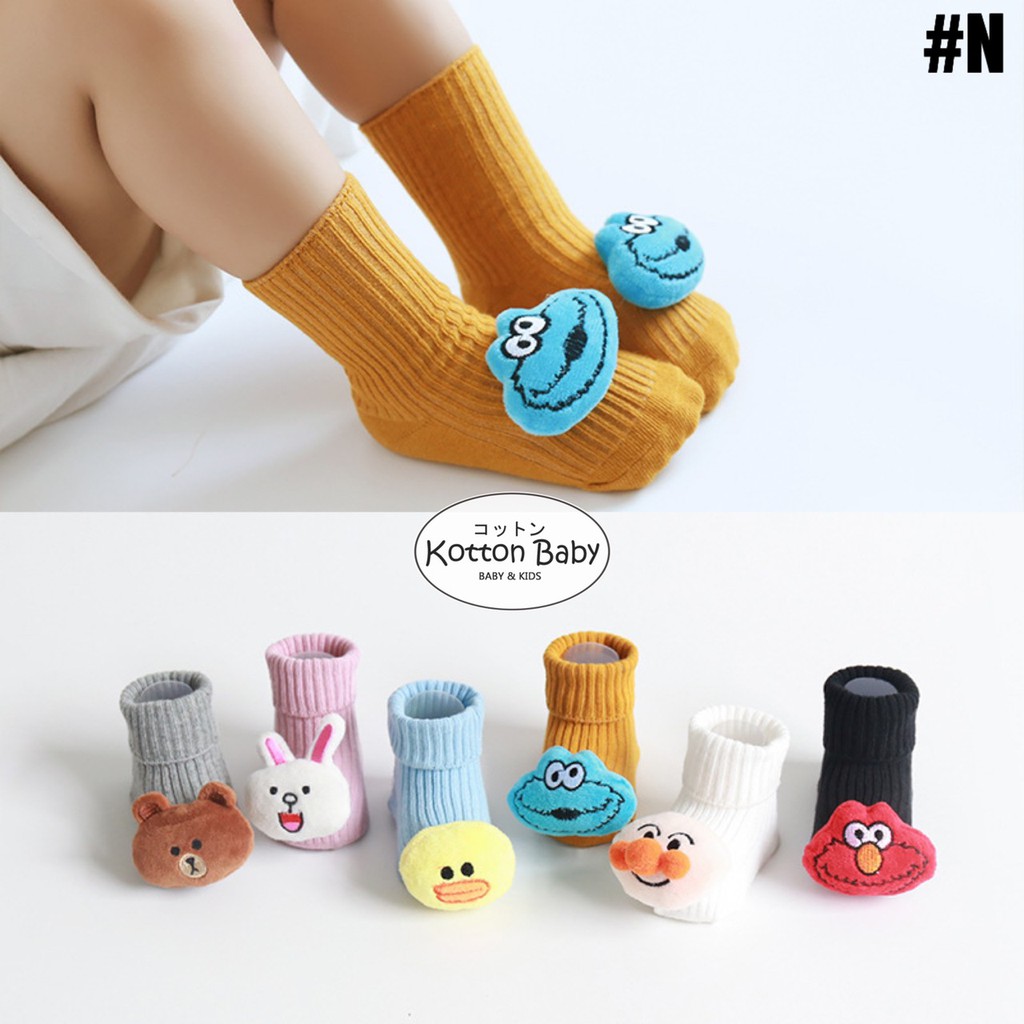 0-3 thn | KAOS KAKI BAYI ANAK IMPOR NEWBORN SOCKS LUCU KARAKTER KARTUN PEREMPUAN jczz catalog vol.N