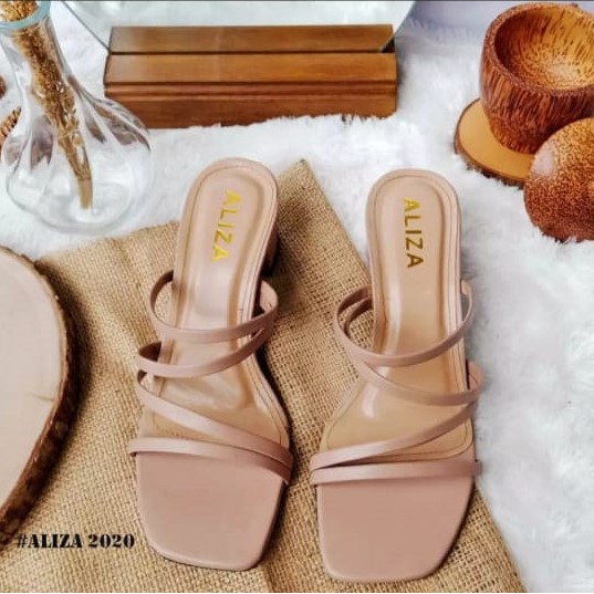 SANDAL CANTIK HEELS HAK TAHU TALI TL-05