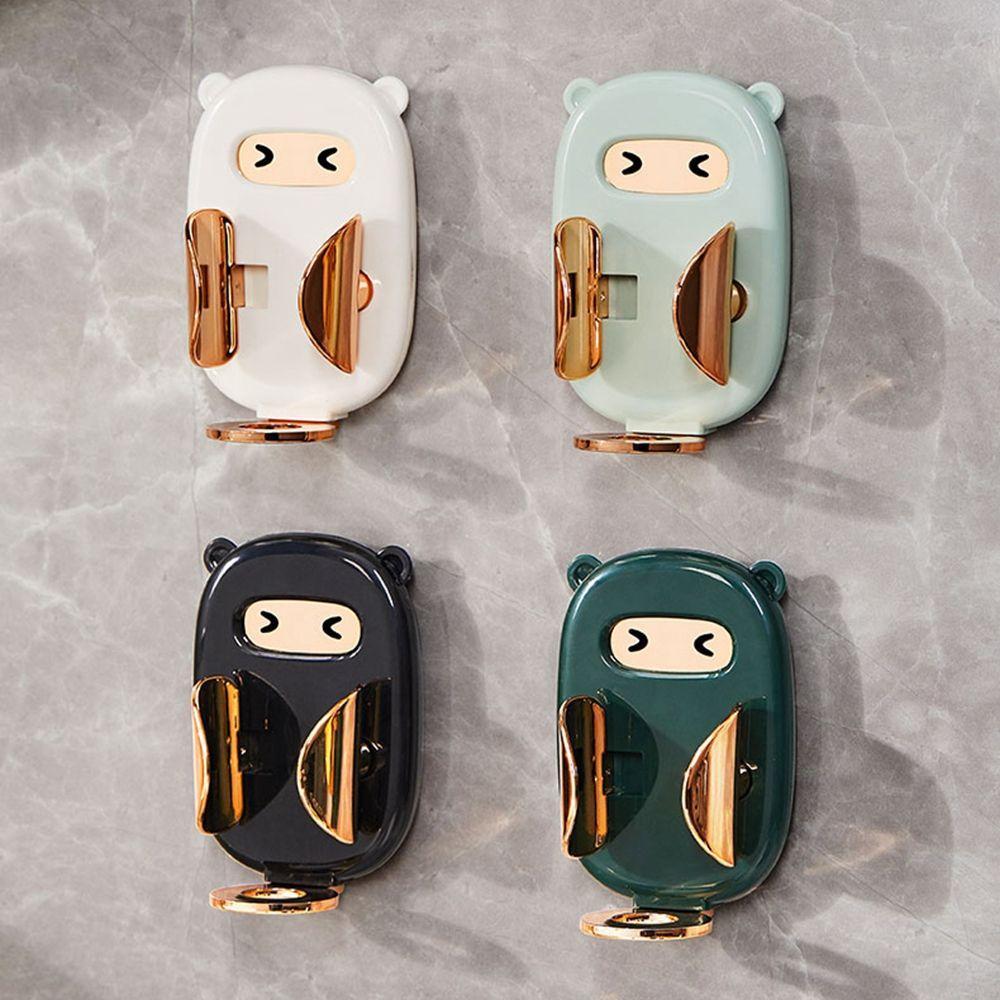 [Elegan] Tempat Sikat Gigi Dapat Dilepas Pukulan Bebas Menjaga Kering Rak Tiriskan Rumah Untuk Sikat Gigi Elektrik Organizer Kamar Mandi