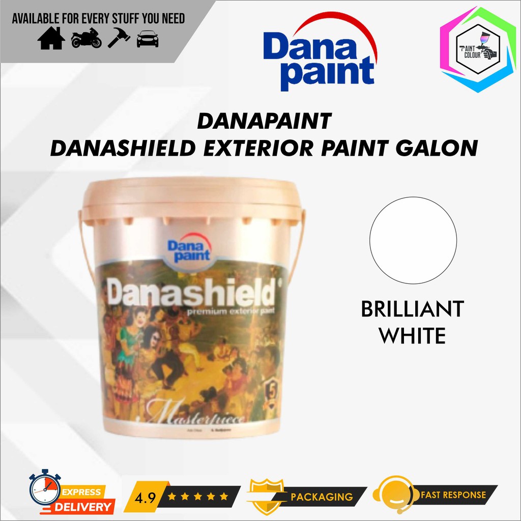 Cat Exterior Danapaint Danashield Galon 2.5L - Brilliant White