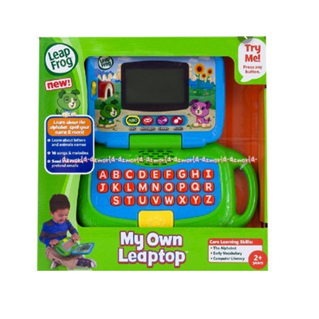 Leap Frog My Own Leaptop laptop mainan untuk mengajarkan balita tentang alfabet dan suara hewan