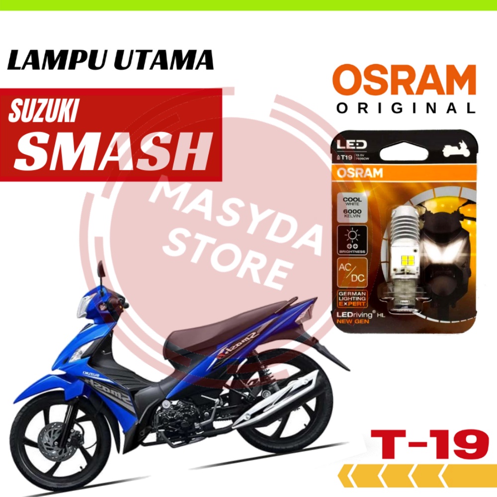 Lampu Depan LED Motor Smash Kaki 2 H6 GARANSI OSRAM