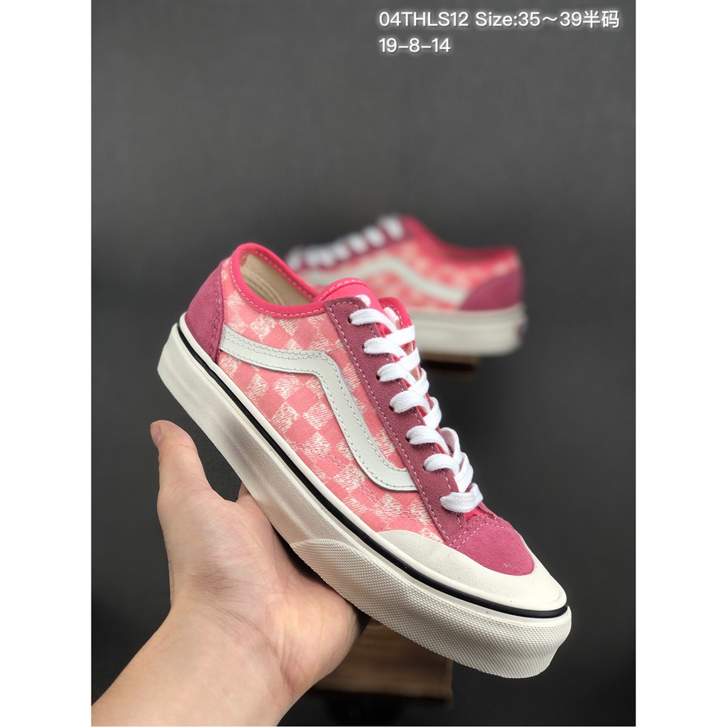 vans pink putih