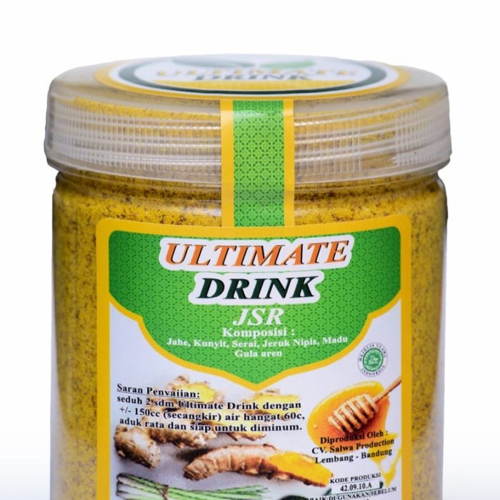 

Ultimate Drink JSR 450 gram | minumen kesehatan | jaga imun