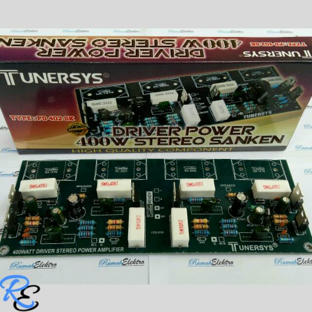 Kit Driver Power Sanken 400 Watt Stereo by Tunersys