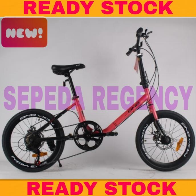 Sepeda Minion 20 Inch BNB MINION VICKY 7 Speed Rem Cakram