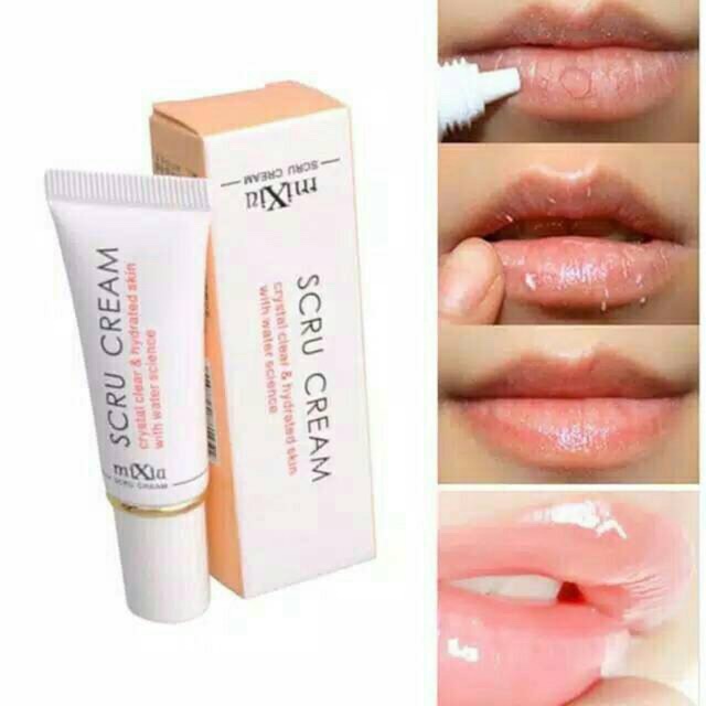 MIXIU SCRU CREAM PELEMBAP BIBIR ANTI KERING