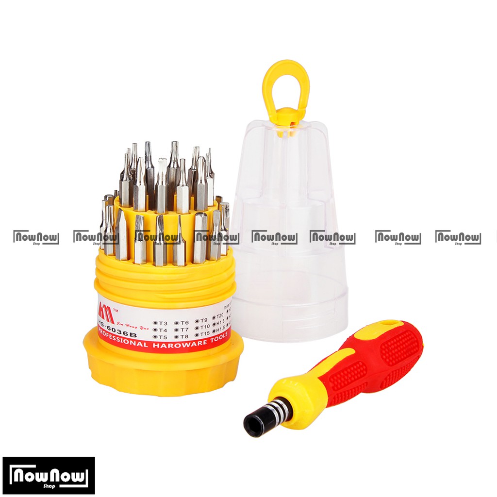 Obeng Set Serba Guna Multi Fungsi 31 in 1 Service Toolkit Screwdriver HP Elektronik Laptop PC