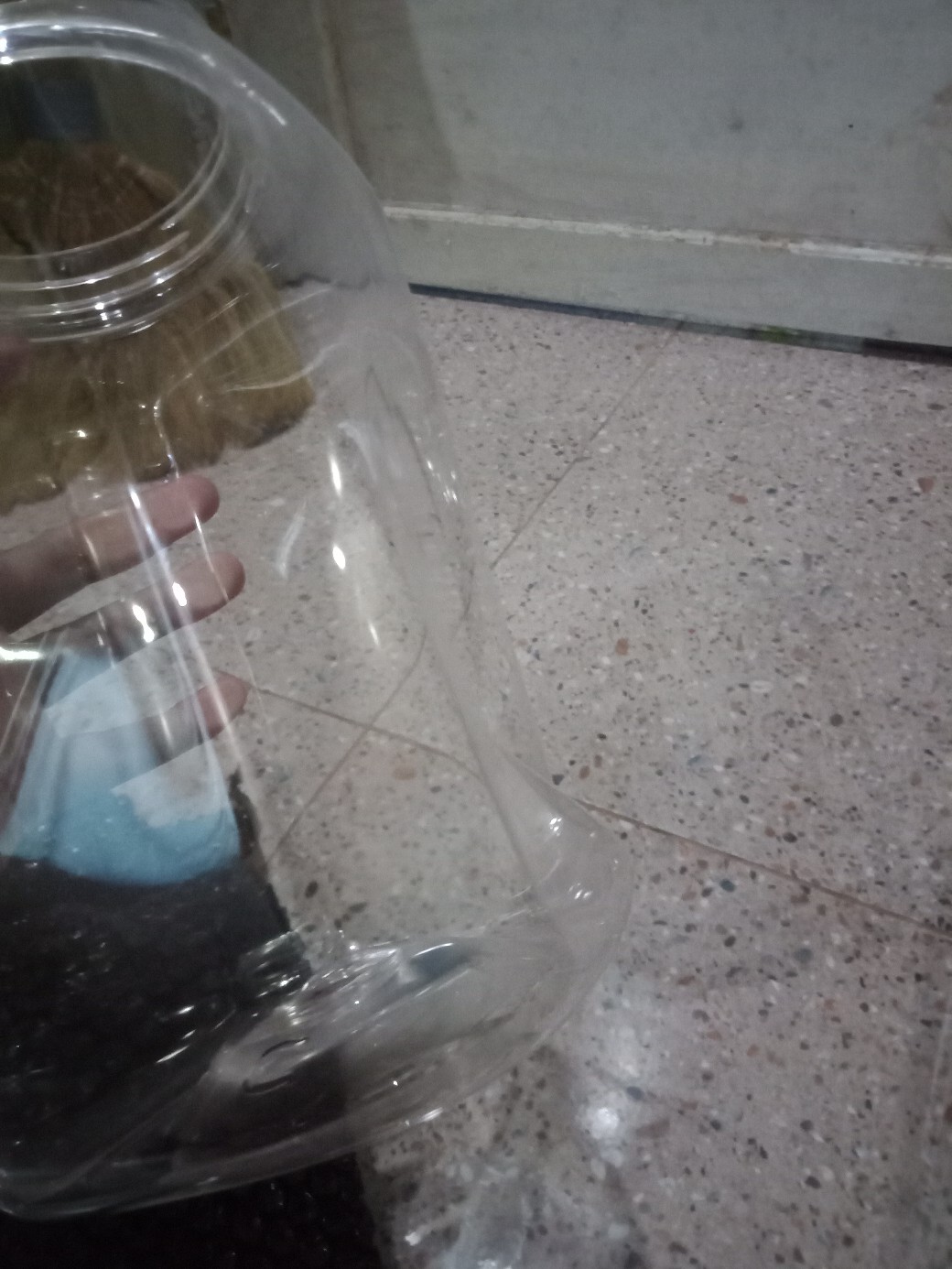 Ekspedisi Toples Plastik Kotak Tinggi 2 Liter Tanpa Tutup