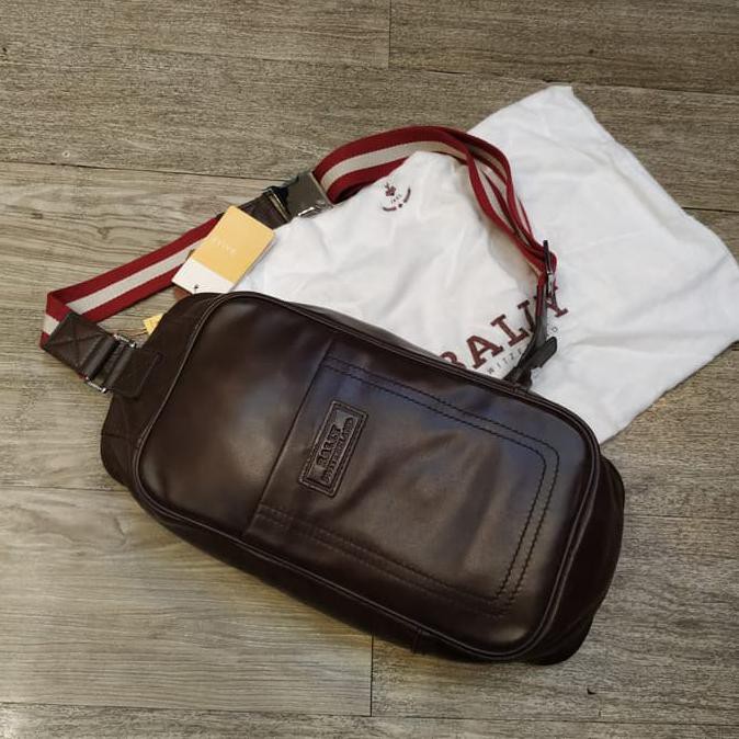 Barang Berkualitas waistbag pria mirror 1:1 Quality / Bally MURAH
