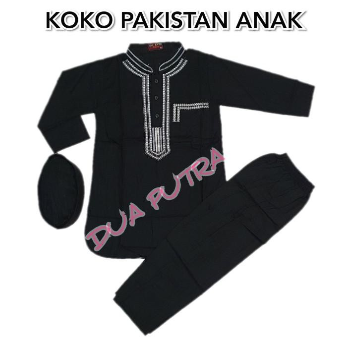 SETELAN KOKO PAKISTAN BORDIR ANAK 4-12