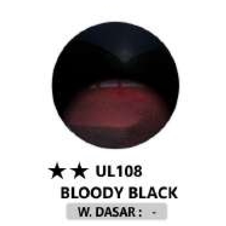 Sapporo Ultimate BLOODY BLACK UL108 hitam kristal diamond 400ml