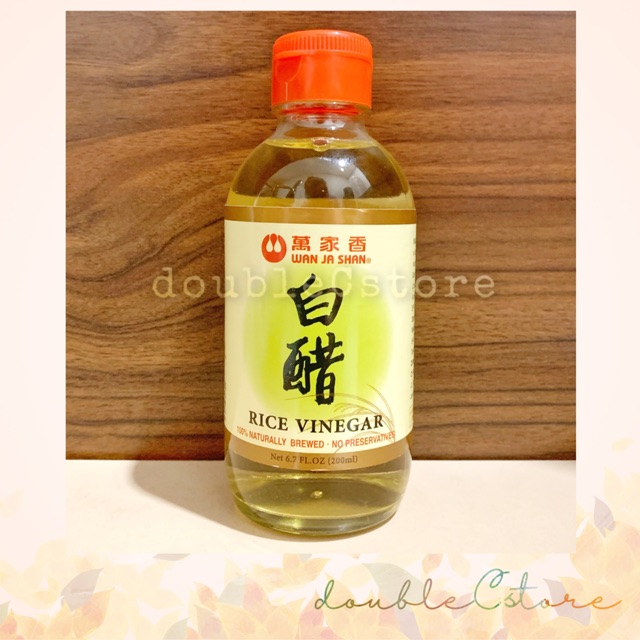 

Wan Ja Shan Rice Vinegar 200ml / Cuka Beras / Cuka Makan