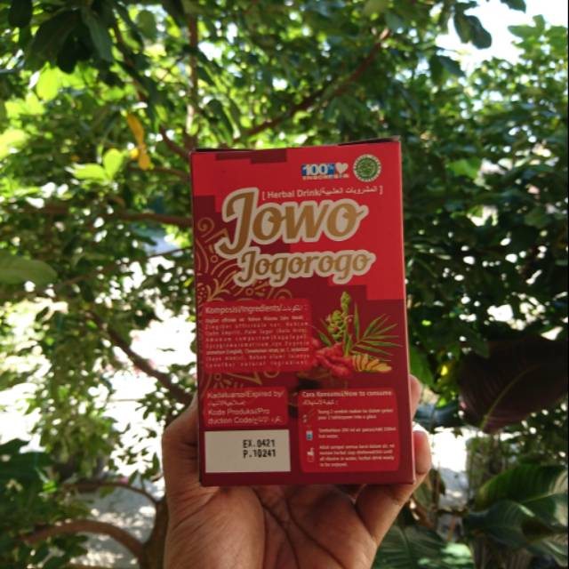 TERMURAH  Jahe Merah Gula Aren Cap Jamu JOWO JOGOROGO