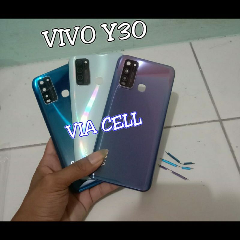 Backdoor Back cover Casing Housing + Bazel Tulang Tengah Vivo Y30 Y30i Y50