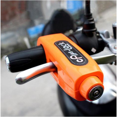 KUNCI STANG PENGAMAN REM TANGAN GEMBOK ANTI MALING MOTOR GRIP LOCK-OREN