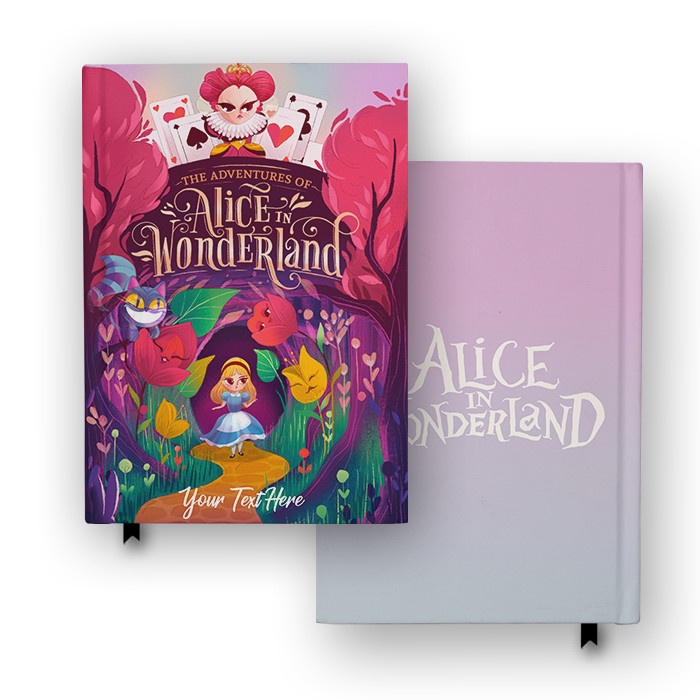 

Buku Catatan Notebook Alice In Wonderland 8 Agenda Diary Jurnal Custom Nama