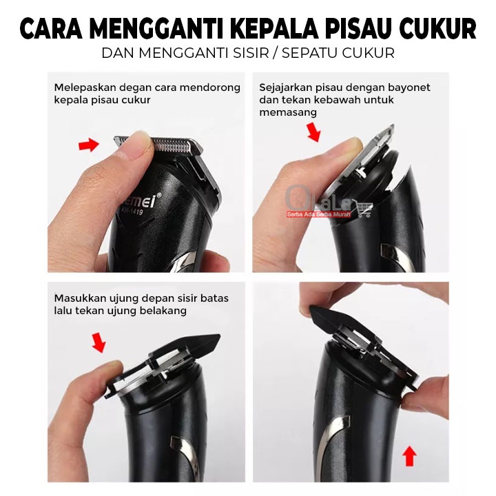 ALAT CUKUR PRIA / CLIPPER MULTIFUNGSI LFQ-KM1419