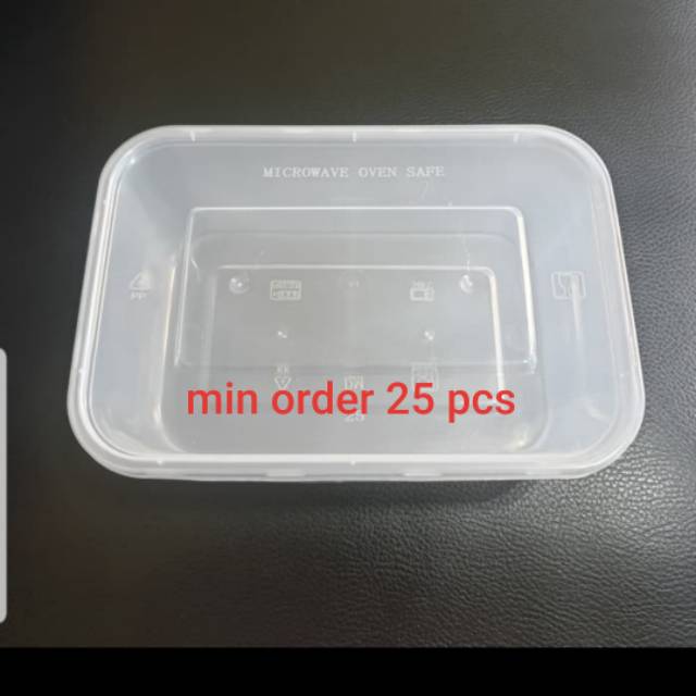 

Twinwall rectangle 1000 ml isi 25 pcs/kotak makan/take away 1000 ml min order 25 pcs