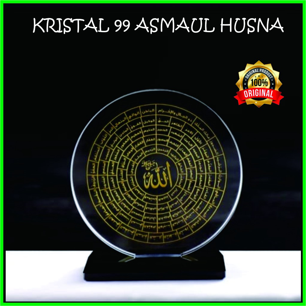 Miniatur Kristal 99 Asmaul Husna