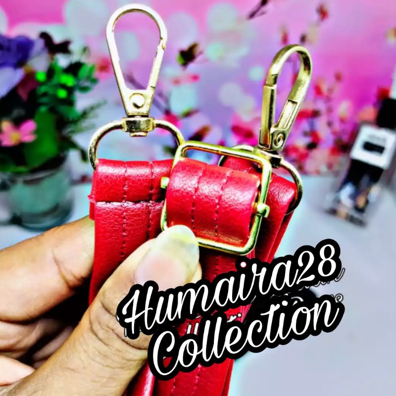 Tas Selempang Wanita Behel Dobel Full ACC//Humaira//Bahan Miniso Tebal Terbaru Kekinian