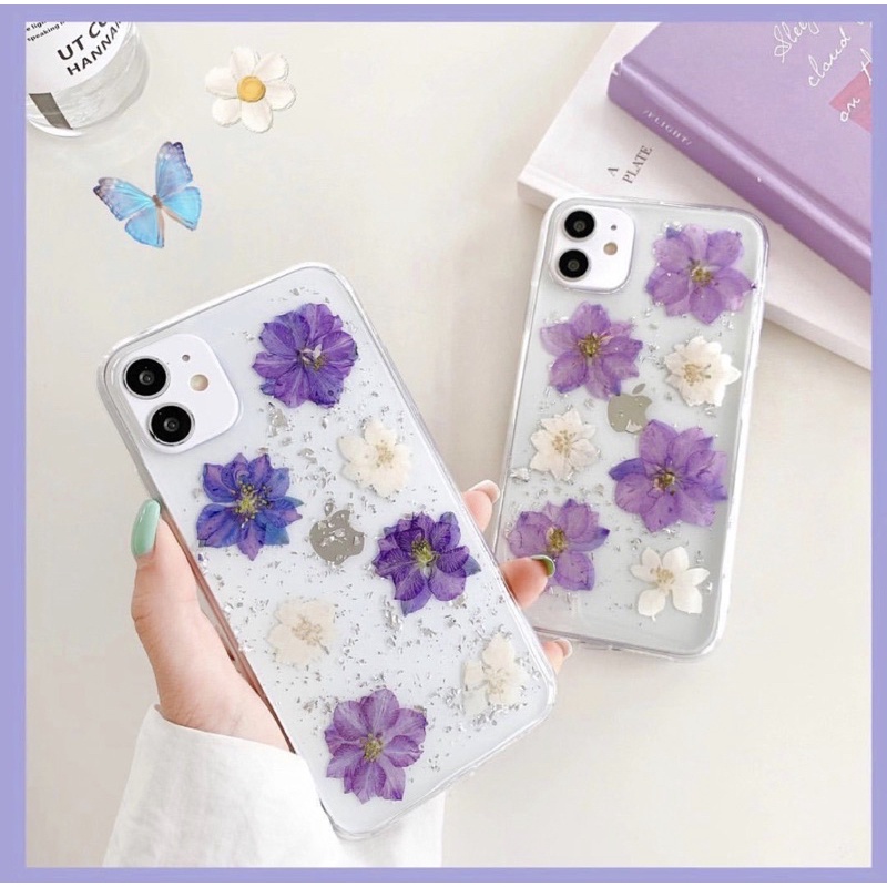 Dried Flower Case Oppo A54 A74 5G A53 A33 A11k Vigo V21 X60 V11 Pro Y51A X50 Samsung A72 A52 A32 M02